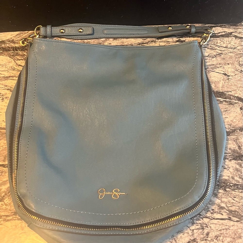 Jessica Simpson Slate Blue Hobo Bag medium handbag